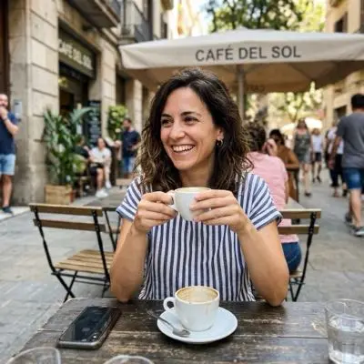 Foto de Ana G. en terraza